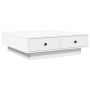 Weißer Couchtisch aus Sperrholz 90x90x28 cm von , Couchtisch - Ref: Foro24-848087, Preis: 104,17 €, Rabatt: %