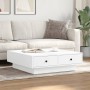 Weißer Couchtisch aus Sperrholz 90x90x28 cm von , Couchtisch - Ref: Foro24-848087, Preis: 104,17 €, Rabatt: %