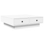 Weißer Couchtisch aus Sperrholz 90x90x28 cm von , Couchtisch - Ref: Foro24-848087, Preis: 104,17 €, Rabatt: %