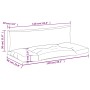 Cushions for pallets, 2 units, red fabric. by , Cushions for chairs and sofas - Ref: Foro24-360928, Price: 59,71 €, Discount: %