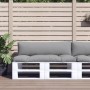 Kissen für Palettensofa, 2 Stück, grauer Stoff. von , Kissen für Stühle und Sofas - Ref: Foro24-360923, Preis: 73,02 €, Rabat...