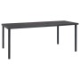 Mesa de comedor de jardín acero gris antracita 190x90x74 cm de vidaXL, Mesas de jardín - Ref: Foro24-313088, Precio: 181,34 €...