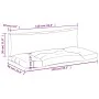 Cushions for pallet sofa, 2 units, gray fabric by , Cushions for chairs and sofas - Ref: Foro24-360923, Price: 49,92 €, Disco...