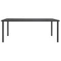 Anthracite gray steel garden dining table 190x90x74 cm by vidaXL, Garden tables - Ref: Foro24-313088, Price: 181,68 €, Discou...