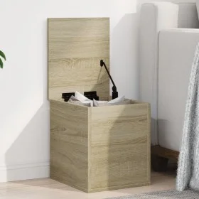 Aufbewahrungsbox aus Eichenholz in Sonoma-Optik, 30x35x35 cm. von , Aufbewahrungskisten - Ref: Foro24-840669, Preis: 42,88 €,...