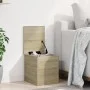 Storage box made of engineered oak wood in Sonoma oak finish, measuring 30x35x35 cm. by , Storage trunks - Ref: Foro24-840669...