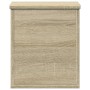 Storage box made of engineered oak wood in Sonoma oak finish, measuring 30x35x35 cm. by , Storage trunks - Ref: Foro24-840669...