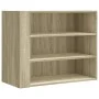 Armario de pared madera de ingeniería roble Sonoma 75x35x60 cm de , Estantes y estanterías - Ref: Foro24-848418, Precio: 57,1...