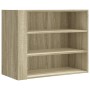 Wandschrank aus Sonoma-Eiche-Designholz 75x35x60 cm von , Regale und Regale - Ref: Foro24-848418, Preis: 58,02 €, Rabatt: %