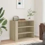 Armario de pared madera de ingeniería roble Sonoma 75x35x60 cm de , Estantes y estanterías - Ref: Foro24-848418, Precio: 57,1...