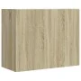 Armario de pared madera de ingeniería roble Sonoma 75x35x60 cm de , Estantes y estanterías - Ref: Foro24-848418, Precio: 57,1...