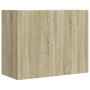 Wandschrank aus Sonoma-Eiche-Designholz 75x35x60 cm von , Regale und Regale - Ref: Foro24-848418, Preis: 58,02 €, Rabatt: %