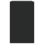 Engineered wood black wall cabinet 75x35x60 cm by , Shelves and shelves - Ref: Foro24-848424, Price: 77,27 €, Discount: %