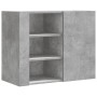 Wall-mounted furniture made of gray concrete engineered wood, measuring 75x35x60 cm. by , Shelves and shelves - Ref: Foro24-8...
