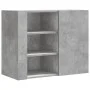 Wandregal aus grauem Beton-Holzwerkstoff 75x35x60 cm. von , Regale und Regale - Ref: Foro24-848426, Preis: 69,50 €, Rabatt: %