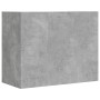 Wandregal aus grauem Beton-Holzwerkstoff 75x35x60 cm. von , Regale und Regale - Ref: Foro24-848426, Preis: 70,53 €, Rabatt: %