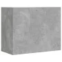 Wandregal aus grauem Beton-Holzwerkstoff 75x35x60 cm. von , Regale und Regale - Ref: Foro24-848426, Preis: 69,50 €, Rabatt: %