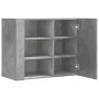 Wandregal aus grauem Beton-Holzwerkstoff 75x35x60 cm. von , Regale und Regale - Ref: Foro24-848426, Preis: 69,50 €, Rabatt: %