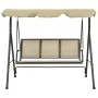 Garden swing swing with anthracite gray and sand canopy by vidaXL, Garden rockers - Ref: Foro24-313325, Price: 154,06 €, Disc...
