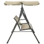 Garden swing swing with anthracite gray and sand canopy by vidaXL, Garden rockers - Ref: Foro24-313325, Price: 154,06 €, Disc...