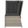 Corner garden sofa with light gray synthetic rattan cushions by , Outdoor sofas - Ref: Foro24-368987, Price: 119,26 €, Discou...