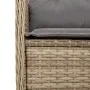 Corner garden sofa with beige synthetic rattan cushions by , Outdoor sofas - Ref: Foro24-368985, Price: 119,26 €, Discount: %
