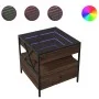 Mitteltisch mit Infinity LED in Eichenbraun 50x50x51 cm von , Couchtisch - Ref: Foro24-847716, Preis: 88,49 €, Rabatt: %
