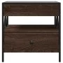 Mitteltisch mit Infinity LED in Eichenbraun 50x50x51 cm von , Couchtisch - Ref: Foro24-847716, Preis: 88,49 €, Rabatt: %