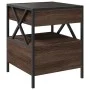 Coffee table with Infinity LED brown oak 40x40x51 cm by , Coffee table - Ref: Foro24-847721, Price: 88,55 €, Discount: %