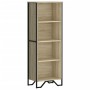 Engineered wood bookshelf in Sonoma oak, 50x31x137.5 cm by , Bookcases and shelves - Ref: Foro24-848610, Price: 60,71 €, Disc...