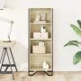 Engineered wood bookshelf in Sonoma oak, 50x31x137.5 cm by , Bookcases and shelves - Ref: Foro24-848610, Price: 59,73 €, Disc...