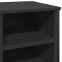 Engineered wood black shoerack 90x38x61.5 cm by , Shoe racks and shoe organizers - Ref: Foro24-848644, Price: 69,72 €, Discou...