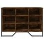 Engineered wood smoked oak shoerack 90x38x61.5 cm by , Shoe racks and shoe organizers - Ref: Foro24-848646, Price: 66,80 €, D...