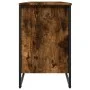 Engineered wood smoked oak shoerack 90x38x61.5 cm by , Shoe racks and shoe organizers - Ref: Foro24-848646, Price: 66,80 €, D...