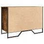 Engineered wood smoked oak shoerack 90x38x61.5 cm by , Shoe racks and shoe organizers - Ref: Foro24-848646, Price: 66,80 €, D...