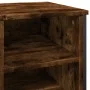Engineered wood smoked oak shoerack 90x38x61.5 cm by , Shoe racks and shoe organizers - Ref: Foro24-848646, Price: 66,80 €, D...