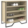 Engineered wood shoe rack in Sonoma oak, 80x38x78 cm. by , Shoe racks and shoe organizers - Ref: Foro24-848650, Price: 65,12 ...