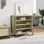 Engineered wood shoe rack in Sonoma oak, 80x38x78 cm. by , Shoe racks and shoe organizers - Ref: Foro24-848650, Price: 64,17 ...