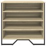 Engineered wood shoe rack in Sonoma oak, 80x38x78 cm. by , Shoe racks and shoe organizers - Ref: Foro24-848650, Price: 65,12 ...