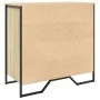 Engineered wood shoe rack in Sonoma oak, 80x38x78 cm. by , Shoe racks and shoe organizers - Ref: Foro24-848650, Price: 64,17 ...