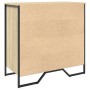 Zapatero de madera de ingeniería roble Sonoma 80x38x78 cm de , Zapateros y organizadores de calzado - Ref: Foro24-848650, Pre...