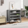 Engineered wood gray Sonoma shoerack 80x38x78 cm by , Shoe racks and shoe organizers - Ref: Foro24-848652, Price: 66,80 €, Di...