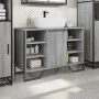 Bathroom vanity cabinet in gray Sonoma engineered wood, 91x35x60 cm. by , Bathroom furniture - Ref: Foro24-848667, Price: 87,...