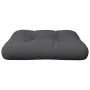 Cushion for pallet sofa in anthracite gray fabric 58x58x10 cm by , Cushions for chairs and sofas - Ref: Foro24-360900, Price:...