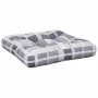 Cushion for pallet sofa in gray checkered fabric 58x58x10 cm by , Cushions for chairs and sofas - Ref: Foro24-360914, Price: ...