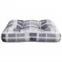 Cushion for pallet sofa in gray checkered fabric 58x58x10 cm by , Cushions for chairs and sofas - Ref: Foro24-360914, Price: ...