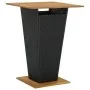 Synthetic rattan and black acacia wood high table 80x80x110 cm by vidaXL, Garden tables - Ref: Foro24-313465, Price: 223,39 €...
