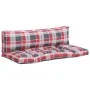 Kissen für Palettensofa, 2 Stück, Karomuster in Rot. von , Kissen für Stühle und Sofas - Ref: Foro24-360935, Preis: 48,99 €, ...