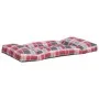 Kissen für Palettensofa, 2 Stück, Karomuster in Rot. von , Kissen für Stühle und Sofas - Ref: Foro24-360935, Preis: 48,99 €, ...