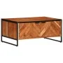 Mesa de centro madera maciza de acacia 90x55x40 cm de , Mesas de centro - Ref: Foro24-376047, Precio: 258,90 €, Descuento: %
